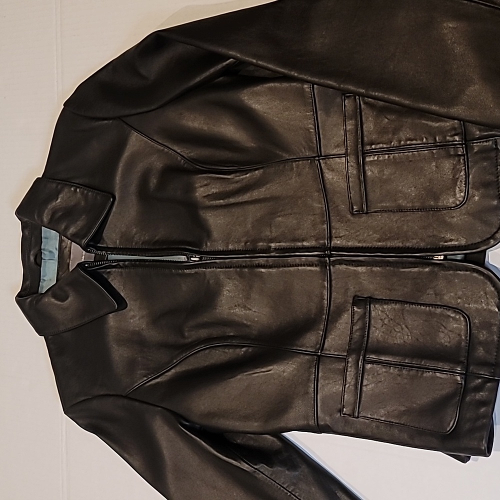NWOT Apt 9 Lambskin Leather jacket